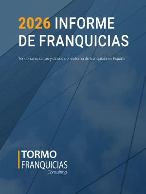 Portada del Informe de Franquicias 2026 de Tormo Franquicias Consulting sobre tendencias, datos y claves del sistema de franquicia en España.