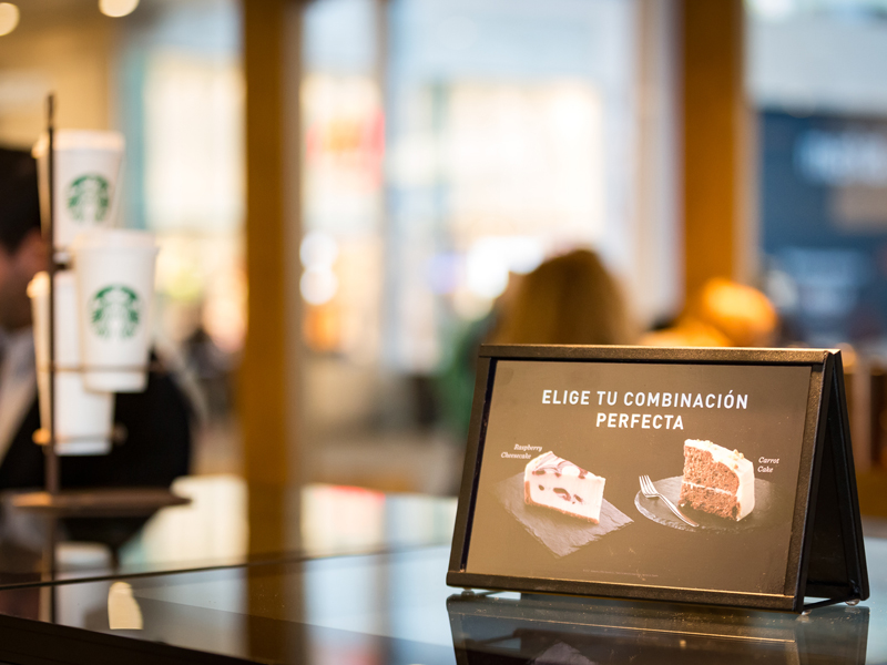 Espacio de Starbucks 