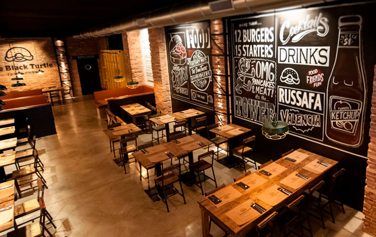 Local de la franquicia de The Black Turtle