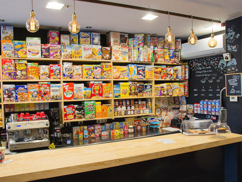 Entrada de Cereal Hunters Café