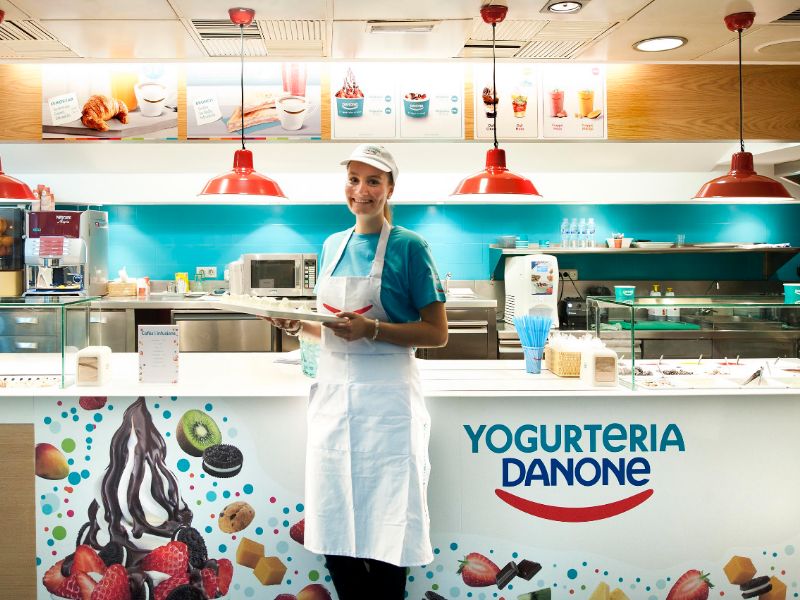 Franquicia Yogurteria Danone rentable