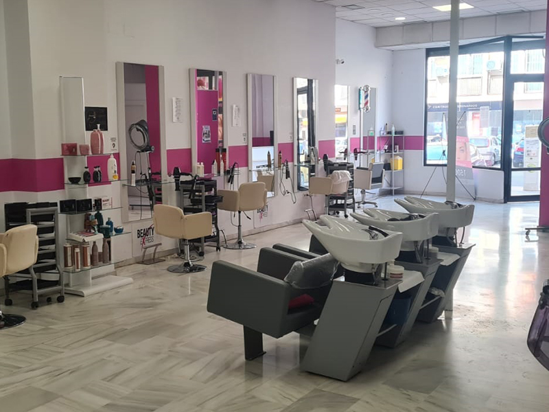 interior salón Beauty Express