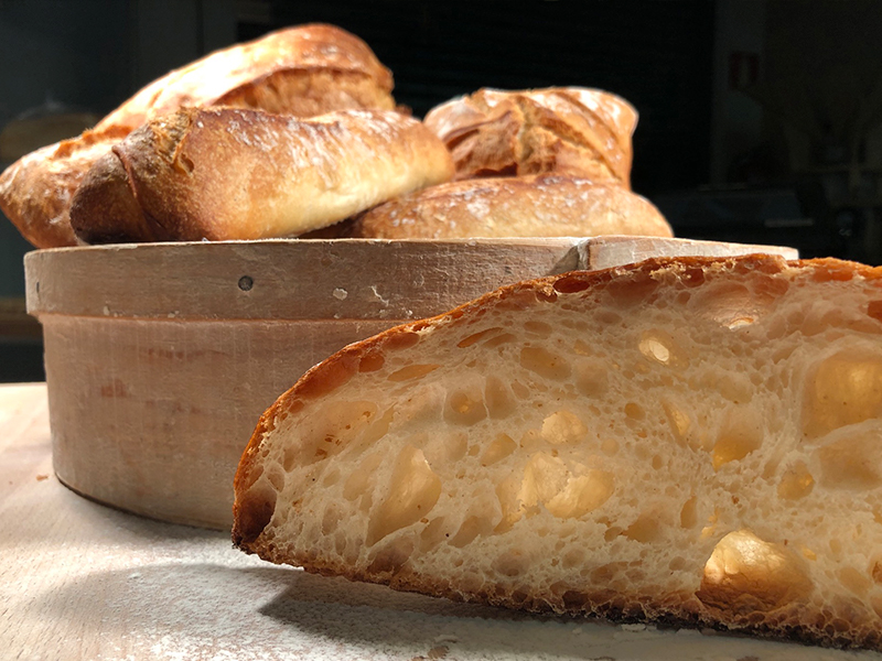 trozos de pan Fermentum
