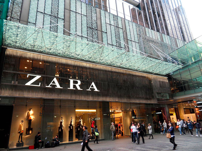 Franquicia de tiendas de ropa Zara