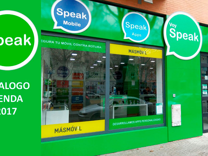Exterior de la franquicia Voy Speak