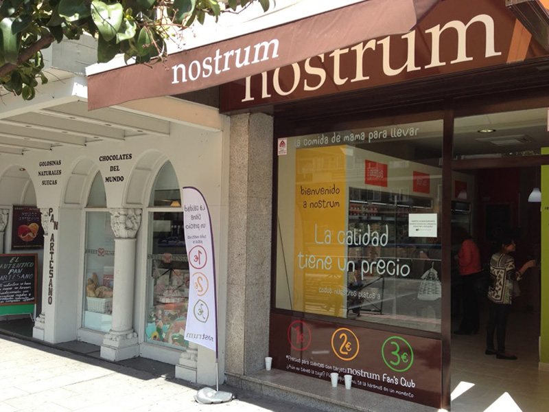 Entrada a la franquicia Nostrum
