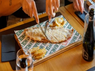 Milanesa de la franquicia La Milanese