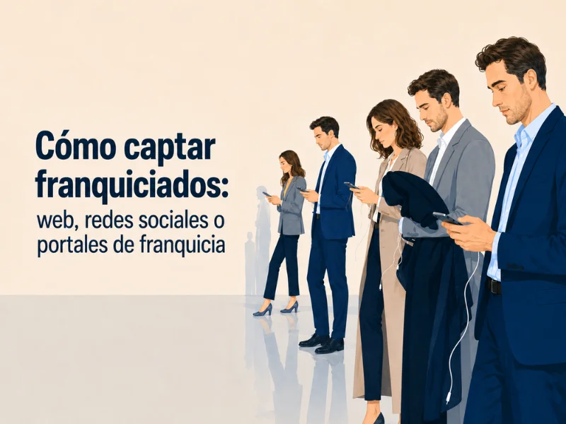 Informa cómo captar franquiciados