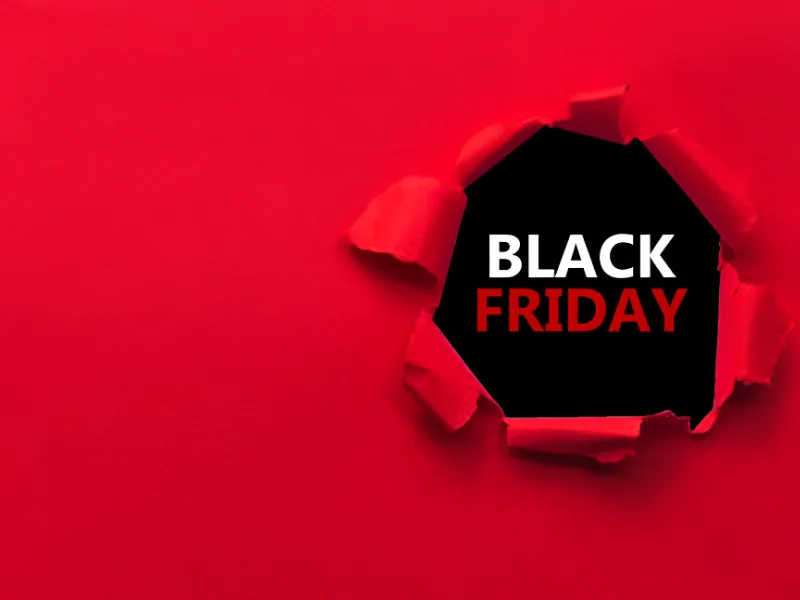 Cartel Black Friday franquicias