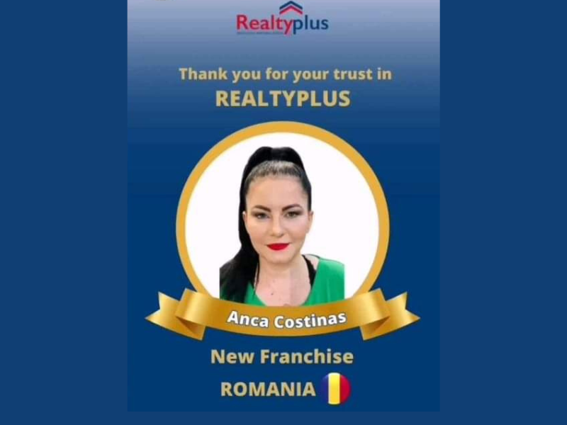 Nueva franquiciada Realtyplus Rumanía
