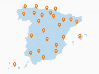 Franquicias en España por provincias