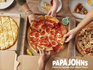 Pizzas de la propia franquicia de pizzas Papa Johns