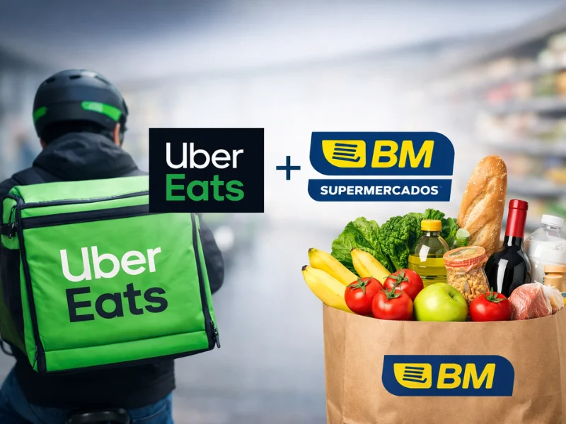 Alianza Uber Eats y BM Supermercados